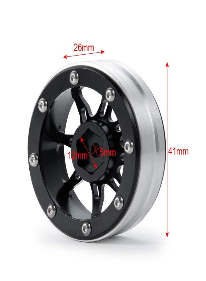 Benedict Harry 1.9" Alloy Beadlock Wheel Rims for RC Wraith TRX-4 Axial SCX10 SCX10 III AXI03007 Redcat D90 CC01 axial rr10 Bomber Crawlers - Image 3